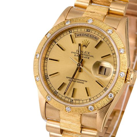 rolex president 18308 bezel